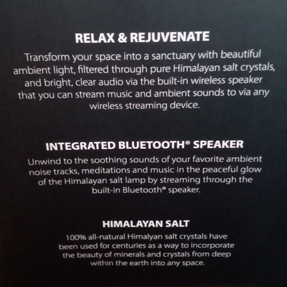Lomi Himalayan Salt Lamp Speaker 🔊 - Picture 9 of 10